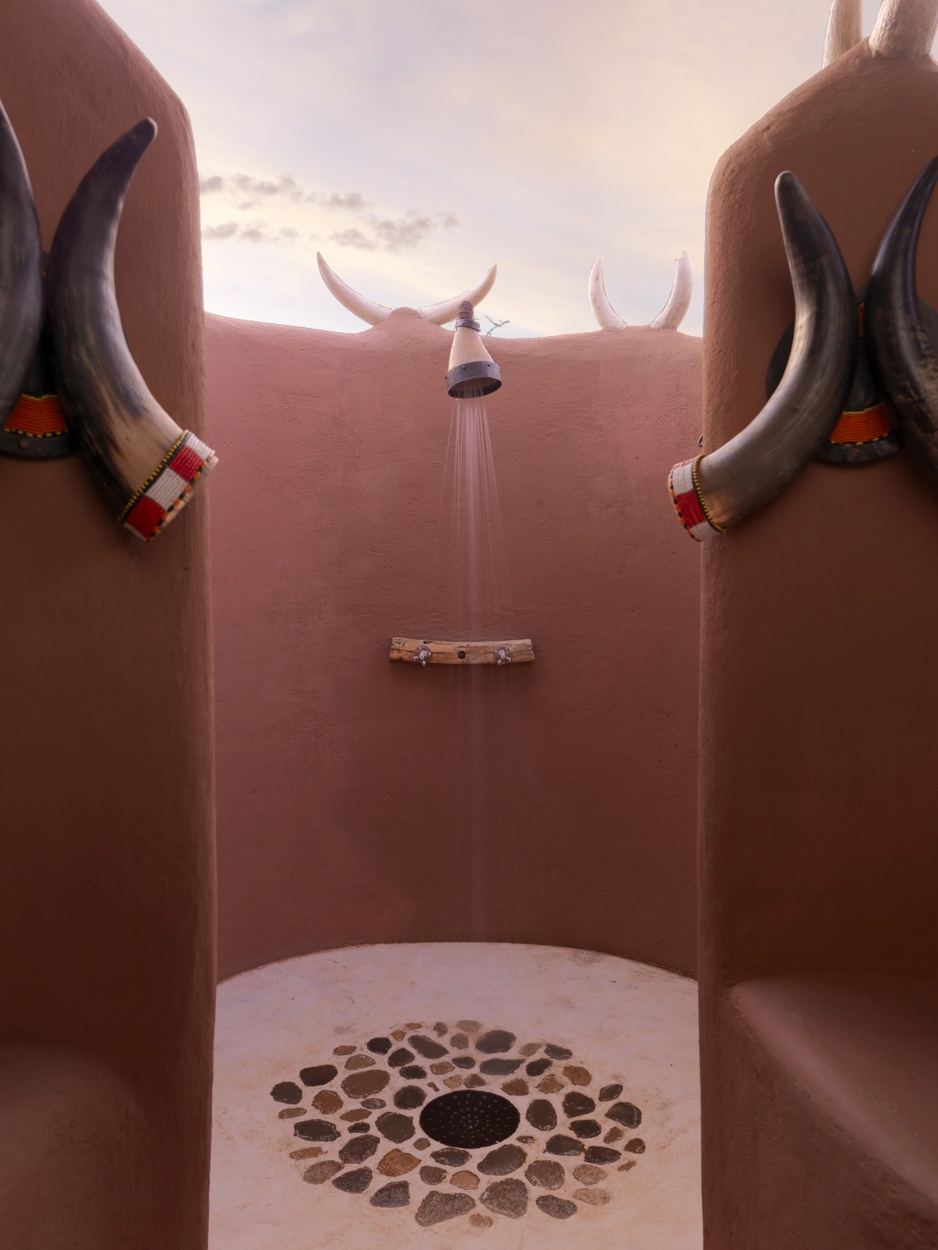 Shu'mata Camp shower